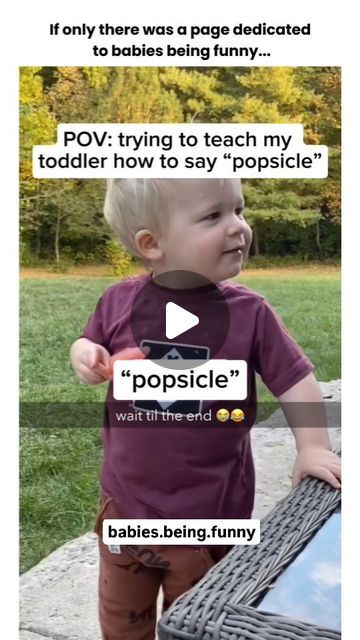 Babies Being Funny on Instagram: "If only there was a page dedicated to babies being funny...  Follow for more content like this 💥  "Watch out for the giggle factory! 😂 These babies are serving up some serious laughs with their funny faces and playful antics. From messy mealtime moments to unexpected surprises, their cuteness is off the charts! 🥰 #BabyComedy #LaughOutLoud #CutenessOverload" #failarmy #kidsbeingcrazy #crazyfunny #crazy #kidfails #funnybabies #trending #babies #viral" Babies Laughing Video, Baby Funny Clips, Baby Laughing Video, Babies Laughing, Funny Babies Laughing, Funny Baby Jokes, Funny Baby Boy, Baby Jokes, Kids Talking