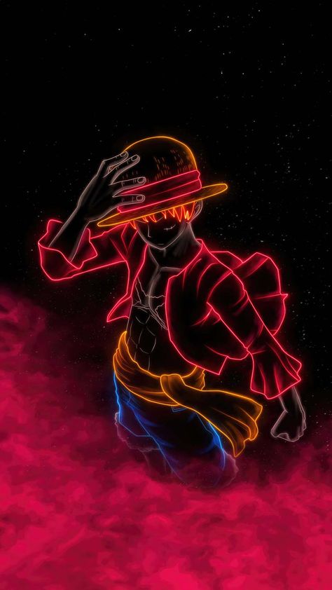 One Piece Monkey d luffy Neon iPhone Wallpaper 4K - iPhone Wallpapers Monkey D. Luffy Wallpapers, 4k Wallpaper Android, Wallpaper Iphone Dark, One Piece Monkey D Luffy, One Piece Tattoos, Amoled Wallpapers, One Piece Cartoon, Black Wallpaper Iphone Dark, One Piece Wallpaper Iphone