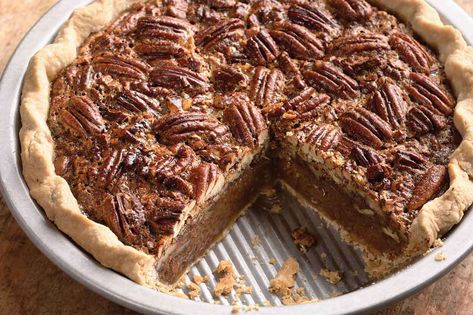 A lighter-tasting version of classic pecan pie, sweetened with Lyle's Golden Syrup. Forest Pie, Southern Things, Dessert Pies, Country Woman, Slab Pie, Pie Pie, Fruitcake Recipes, King Food, Pecan Pie Recipe