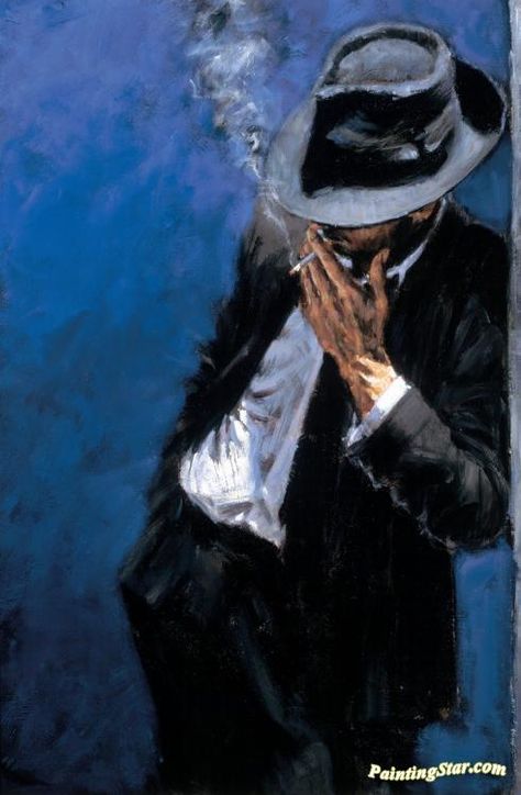 Man in black suit Artwork by Fabian Perez Hand-painted and Art Prints on canvas for sale,you can custom the size and frame Frank Morrison Art, Fabian Perez, Facebook Youtube, Black Artwork, Afro Art, African American Art, Black Artists, His Hands, African Art