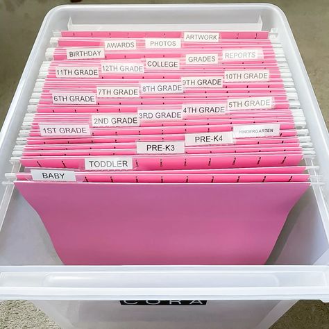 Home Filing System, Scrapbook Rooms, Family Emergency Binder, Organize Life, Create Room, File Folder Organization, Office Organization At Work, Organizing Paperwork, Folder Organization