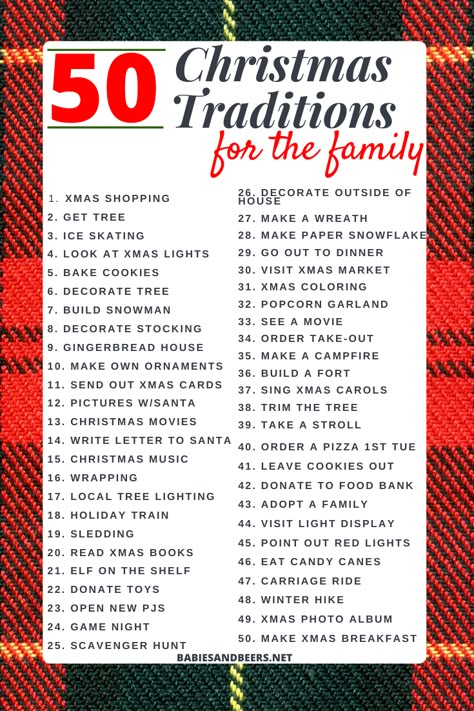 Christmas Family Tradition Ideas, Fun Christmas Traditions, Xmas Carols, Tradition Ideas, Christmas To Do List, Fun Christmas Activities, Outdoor Decoration Ideas, Christmas Bucket List, Xmas Shopping