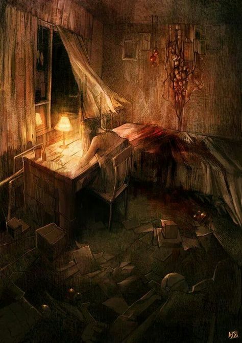 Sleep Tight Witches House, Animiertes Gif, Hansel Gretel, Nightmares Art, Dark Artwork, Brothers Grimm, Dark Art Illustrations, Scary Art, Creepy Art