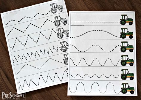 Farm Printables, Practice Drawing Shapes, Fine Motor Skills Tracing, Preschool Prewriting, Worksheets For Toddlers, Farm Activities Preschool, Shape Worksheets For Preschool, Shapes For Toddlers, Shape Activities Preschool