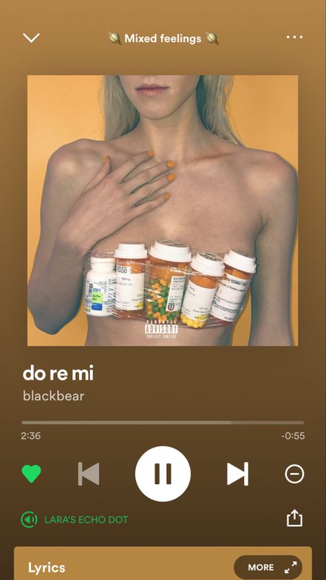 #music #blackbear #spotify #pills #alternative Do Re Mi, Music Album Covers, Feeling Nothing, Mixed Feelings, Indie Music, Parental Advisory Explicit Content, Story Inspiration, Music Album, Me Me Me Song