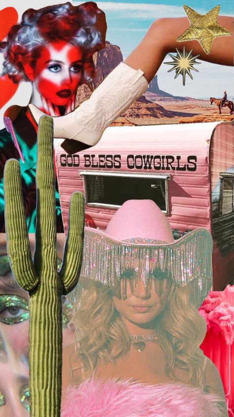 Cosmic Cowgirl Aesthetic, Girly Cowgirl Aesthetic, Rhinestone Cowgirl Aesthetic, Cowgirl Picnic, Neon Western, Pink Shoot, Cowboy Disco, Glam Cowgirl, Cute Shuffles