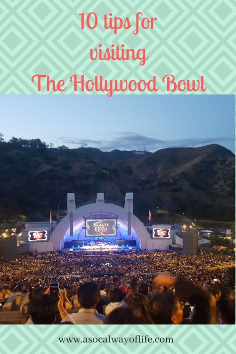 Going to the Hollywood Bowl soon?  Read here for 10 tips for making your visit to the Bowl an easier one. Hollywood Bowl Picnic Ideas, Hollywood Bowl Outfit Ideas, Bowl Cocktails, Traveling Family, Staycation Ideas, Unique Vacations, Los Angeles Hollywood, Hollywood Bowl, Bowl Ideas