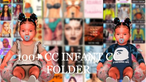 Infant Cc Folder, Infant Cc, Sims 4 Cheats, Sims Baby, Sims 4 Traits, Cc Folder, Sims 4 Family, Sims 4 Cc Kids Clothing, Play Sims 4