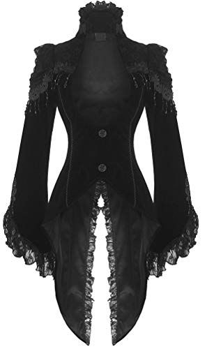 Styl Goth, Steampunk Mode, Vampire Fashion, Odd Fashion, Gothic Mode, Vampire Clothes, Gothic Jackets, Goth Clothes, Halloween Clothing