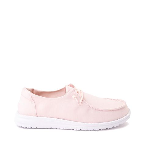 Womens Hey Dude Wendy Slub Casual Shoe - Pink | JourneysCanada Hey Dude Shoes Women Pink, Pink Hey Dudes, Vet Science, Hey Dude Shoes Women, College Ready, Shoes For School, Hey Dudes, Anime Muslim, Carhartt Women