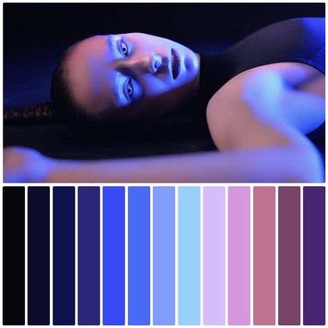 Color Film Collection on Instagram: “Deviant” Futurism Color Palette, Shell Color Palette, Cinema Palettes, Color In Film, Movie Color Palette, Film Collection, It Follows, Cinema Colours, Tokyo Drift