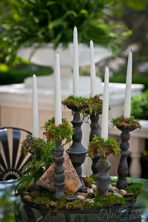 Outdoor Dining, Dining Area, A Table, Candles