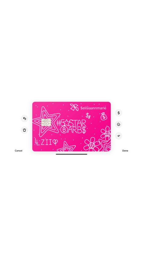 Pink Cashapp Card <3 Cashapp Card Ideas, Cute Cash App Card Designs, Cashapp Card, Cash App Card Ideas, Hippie Drawing, Cash App Card, Hippie Birthday Party, Hippie Birthday, Broken Screen Wallpaper