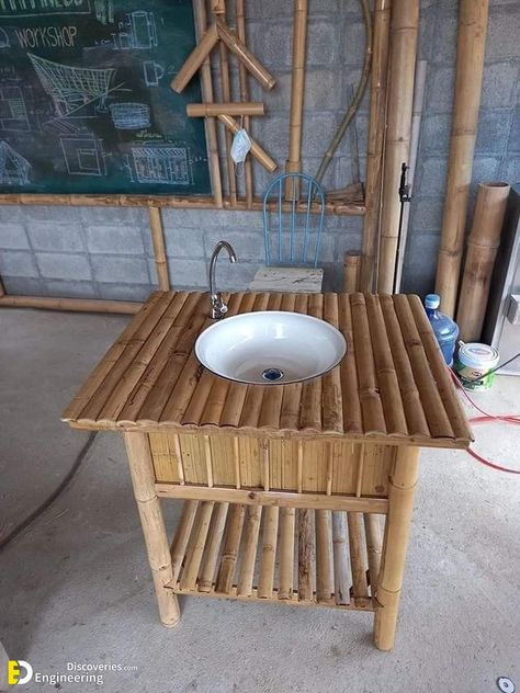 The Uses Of Bamboo In Construction Bamboo Furniture Diy, Bamboo Furniture Design, Small Restaurant Design, Bamboo Diy, Bathroom Design Styles, Bamboo Sofa, Outdoor Restaurant Design, Bamboo House Design, Construction Engineering