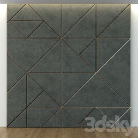 3d models: Other decorative objects - Decorative wall.15 Featured Wall Design, Cement Sheet Wall Interiors, Tv Panelling, Cement Sheet, Featured Wall, Wall Moulding, Bed Headboard Design, New Bedroom Design, Auto Cad