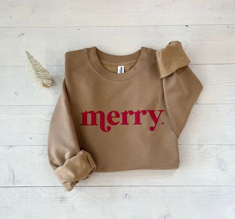 Embossed Merry Sweatshirt, Christmas Sweater, Christmas Shirt, Oversized Cozy Sweatshirt, Holiday... | Etsy (US) Disney World Christmas Outfit, Christmas Party Shirt, Christmas Party Shirts, Womens Sweatshirts, Christmas Outfits Women, Stylish Hoodies, Providence Ri, Sweatshirt Christmas, Cozy Sweatshirts