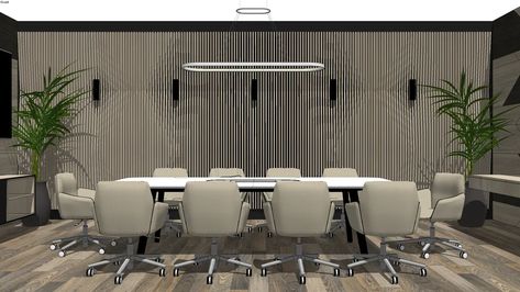 MEETING ROOM - 3D Warehouse Office Decore, Jewelry Store Interior, Warehouse Office, Architecture Design Process, Interior Design Videos, Bathroom Dimensions, Office Plan, Furniture Design Chair, Office Space Design