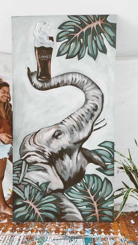 charlymalpass on Instagram: Anyone know what it symbolizes when an elephant raises its trunk like this??😜🙏🏽check my story for the finishing touches✨ new things… Elephant Trunk Up Drawing, Elephant Trunk Up, Card Inspo, Surfboard Art, Elephant Trunk, I Love You Baby, Love You Baby, An Elephant, Fun Art