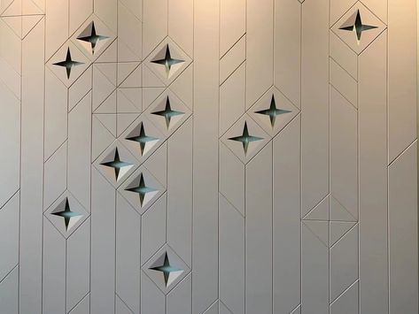 Grooves Pattern On Wall, Office Wall Texture Design, Mdf Groove Pattern, Wall Cladding Texture, Wall Cladding Interior, Wall Cladding Designs, Small Office Design Interior, Feature Wall Design, Cladding Design