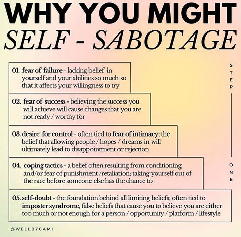 How To Stop Self Sabotaging, Self Sabatoge Relationships, Mindfulness Journal Prompts, Practicing Self Love, Mental Health Therapy, Best Life Advice, Self Care Bullet Journal, Writing Therapy, Get My Life Together