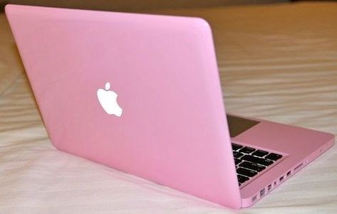 Pink Apple Laptop, Pink Macbook, Glitter Rosa, Pink Laptop, I Believe In Pink, Pink Life, Color Magenta, Pink Apple, Apple Laptop