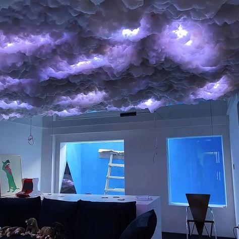 Led Light Lightning Cloud - Temu Cloud Led Light, Lightning Cloud, Cloud Night Light, Cloud Lamp, Cloud Lights, Dj Party, E Sports, Gaming Room, Night Light Diy