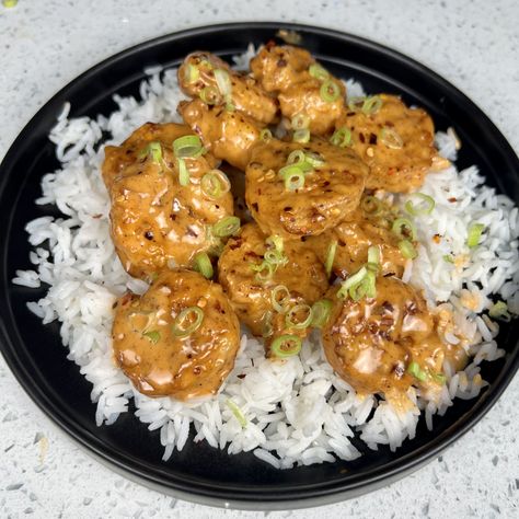 Copycat PF Chang’s Dynamite Shrimp Recipe - EatsByRamya Dynamite Shrimp Recipe, Dynamite Shrimp, Pf Chang, Shrimp Appetizer, Pf Changs, Shrimp Appetizers, Large Shrimp, Shrimp Recipe, Sweet Chili Sauce