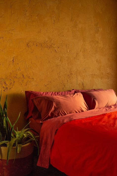 Orange Bed Sheets, Colorful Sheets, Colorful Bedding Sets, Red Sheets, Hotel Collection Bedding, Colorful Bedding, Cheap Bedding Sets, What Was I Thinking, Linen Sheet Sets