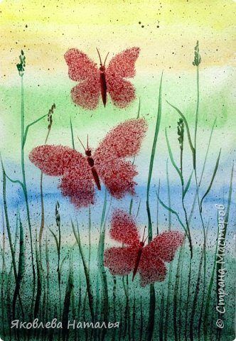 Easy Spray Painting Art Ideas With Toothbrush Toothbrush Art, Butterfly Watercolor Painting, Painting Clipart, Spray Paint Artwork, Photo Papillon, Painting Steps, Butterfly Artwork, 3rd Grade Art, Brush Drawing