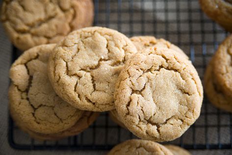 5-Ingredient Tahini Cookies Recipe From Suzy Karadsheh | Well+Good Tahini Cookies Recipe, Plant Diet, Mediterranean Cookbook, Tahini Cookies, Tahini Recipe, Diet Cookies, Rich Desserts, Mediterranean Dishes, Biscuit Cookies