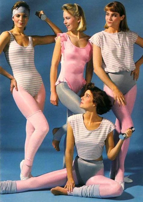 aerobics attire 1980s Look 80s, 1980s Fashion Trends, 80s Workout, Fashion 1980s, 80s Fashion Trends, Fitness Facts, 80’s Fashion, 1980s Fashion, Fashion Weeks