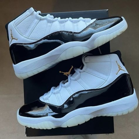 Size 13 - Nike Air Jordan 11 Retro High Gratitude Defining Moments DMP 2023 Gold Jordan 11 Gratitude, Nike Air Jordan 11, Air Jordan 11 Retro, Jordan 11 Retro, Air Jordan 11, Jordan 11, Nike Air Jordan, Size 13, Air Jordan