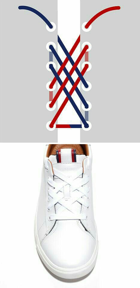 Mode Tips, Shoe Lace Patterns, Tie Shoes, Red White And Blue, Look Fashion, Diy Fashion, Good To Know, Diy Clothes, Me Too Shoes