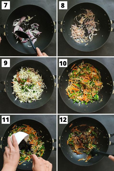 Veg Chow Mein - Chow mein with vegetables Veg Chow Mein Recipe, Vegetable Chow Mein Recipe, Chow Mein Recipe Vegetable, Vegetable Chow Mein, Green Chili Sauce, Vegan Noodles, Chow Mein Recipe, Chow Mein Noodles, Vegetable Noodles