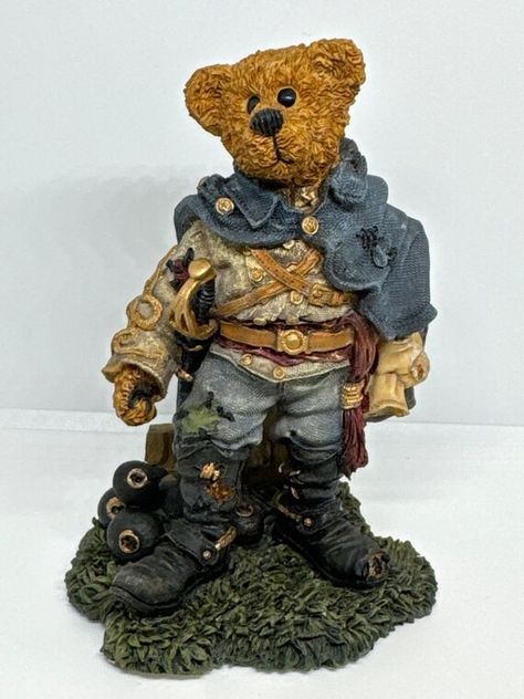 Boyd's Bears - PA Down Home Steading Vintage Boyds Bears Figurines, Treasure Gift, Fisherman Gifts, Bear Decor, Bear Figurine, Boyds Bears, Gift Of Time, Framed Gifts, Plastic Canvas Patterns