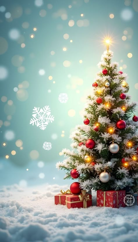 Xmas Wallpaper Phone Backgrounds, Merry Xmas Wallpaper, Christmas Tree Elegant, Christmas Tree Scene, Christmas Tree Wallpaper, Christmas Background Images, Merry Christmas Background, Christmas Bookmarks, Christmas Candle Decorations