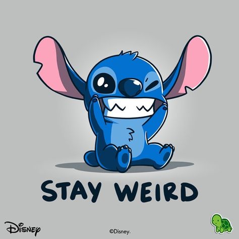 TeeTurtle posted on Instagram: “Because being normal is borrrrinnnggggg 🤪 Stand out like Stitch in this NEW Disney shirt, on sale…” • See all of @teeturtle's photos and videos on their profile. Stay Weird, Graphic Designs, Silver, T Shirt