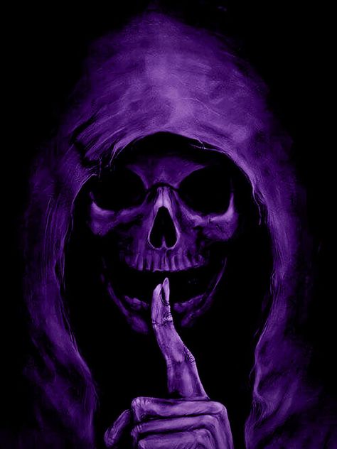 Exploring The World, 4k Wallpaper, Grim Reaper, The Beauty, Skeleton, High Resolution, Resolution, Wallpapers, Purple