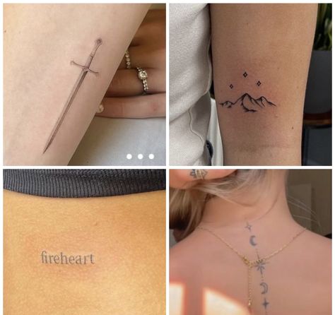 Minimalist Tattoo Sleeves For Women, Thorne Of Glass Tattoo, Acotar Tattoos Minimalist, Cutsy Tattoos, Sara J Maas Tattoos, Sarah J Mass Tatoos, Blade Tattoos For Women, Feyres Tattoo, Sarah J Maas Tattoo