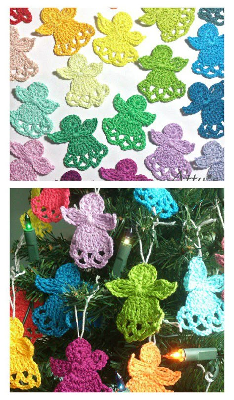 10+ Fast and Easy Christmas Crochet Free Patterns for Last Minutes Easy Christmas Crochet, Crochet Angel Pattern, Crocheted Christmas, Crochet Phone Cases, Crochet Angels, Crochet Christmas Gifts, Christmas Angel Ornaments, Confection Au Crochet, Crochet Xmas