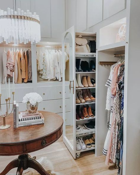 Craft Room Closet, Glam Closet, Custom Closet Design, Dressing Room Closet, Dream Closet Design, No Closet Solutions, Closet Renovation, Closet Layout, Wall Closet