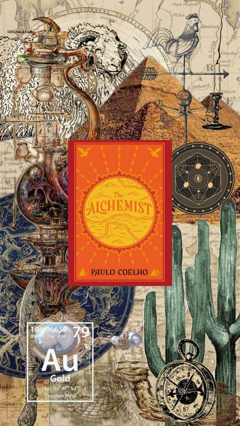 The Alchemist - Paulo Coelho The Alchemist Wallpaper, The Alchemist Book Aesthetic, Alchemist Aesthetic, Alchemist Paulo Coelho, Alchemist Quotes, The Alchemist Paulo Coelho, Alchemist Book, The Alchemist, Fictional World