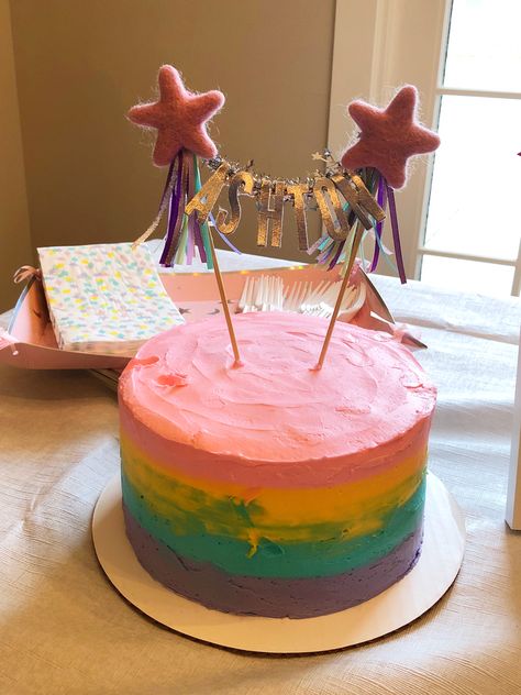 Rainbow Sparkle Cake, Lol Doll Cake, Sparkle Cake, Star Cake, Star Birthday, Rainbow Sparkle, Rainbow Star, Doll Cake, Lol Dolls