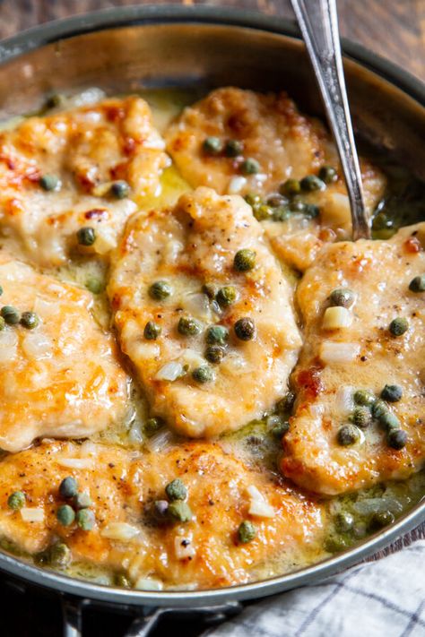 Lemon Chicken Piccata, Whole30 Keto, Paleo Low Carb, One Skillet, Chicken Piccata, The Leftovers, Recipe 30, Keto Chicken, Lemon Chicken