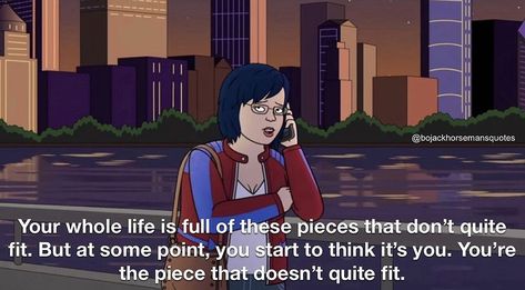 Diane Nguyen Quotes, Bojack Quotes, Diane Nguyen, Funny Talking, Movies Quotes, Bojack Horseman, Drama Quotes, Funny Horse, Anime Monochrome