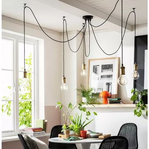 Ceiling Lights | Brass & Glass Pendant Lights | Habitat - page 3 Brass Ceiling Lights, Brass And Glass Pendant Light, Black Ceiling Lighting, Corner Sofa Chaise, Brass Ceiling Light, Glass Pendant Lights, Brass Ceiling, Led Shop Lights, 5 Light Chandelier