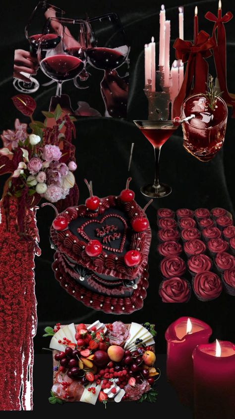 Vampire goth aesthetic valentines day party