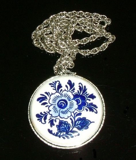 Delft Blue pendant Delft Blue, Blue Pendant, Different Countries, Delft, Pocket Watch, Pick Up, Pendant Necklace, Pendant, Unique Jewelry