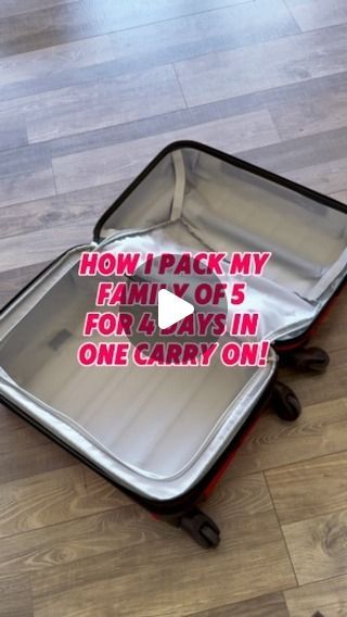 Ashley Cubbage on Instagram: "☀️ I saw a fellow creator share this hack, and I gave it a shot! 👇🏼

I have tried every packing technique known to man. I’ve rolled clothes, used packing cubes, all of it! So, I thought I’d try something different this time! 

We are leaving for a cruise in less than a week, and I want to pack as light as possible! My goal is one carry on per person and one checked back with our toiletries and random stuff. And the way it’s looking, I won’t even need all those carry ons 😍

Here’s the trick 👇🏼

Taking up every inch of the suitcase for the clothes. Making them as flat as possible. I was able to get 10 articles of clothing in one side of this carry on, and zipped it, with room to spare. Same for the other side. 

I got 4 days in ONE carry on for my entire fa Packing Cubes Tips, Articles Of Clothing, Traveling Adventure, Packing Hacks Clothes, Clothes Making, Family Of 5, Suitcase Packing, Packing Cubes, The Clothes