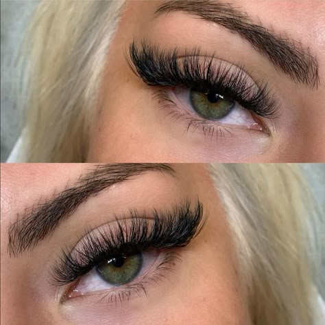 Different Style Lash Extensions, Volume Lash Extensions Styles, Natural Fake Eyelashes, Best Lash Extensions, Lashes Fake Eyelashes, Russian Lashes, Eyelash Technician, Eyelash Extensions Styles, Lash Extensions Styles